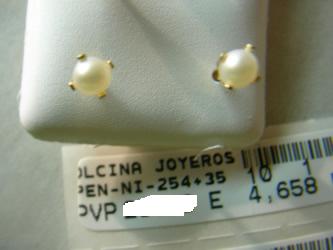 pendientes ni&ntilde;a
